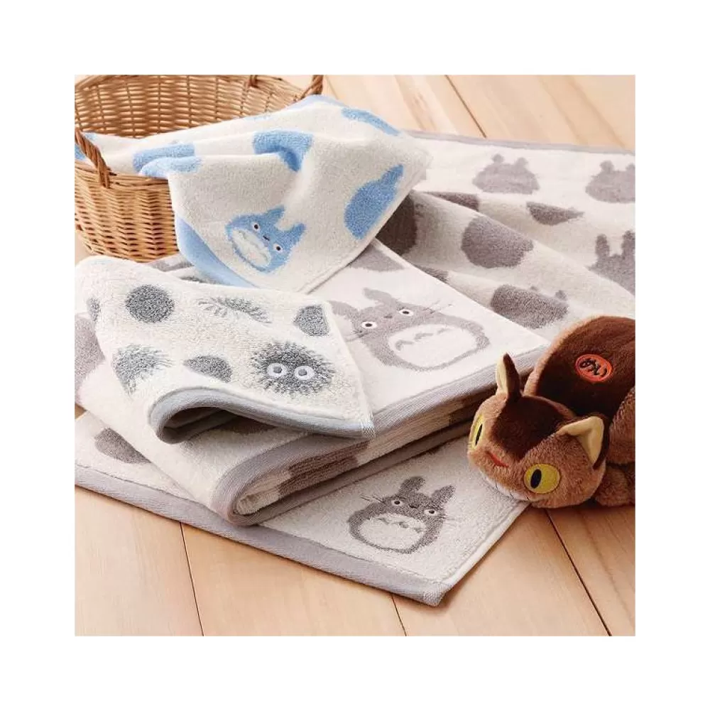 New Boite Cadeau 3 Serviettes Totoro&Noiraudes - Mon Voisin Totoro Linge De Maison