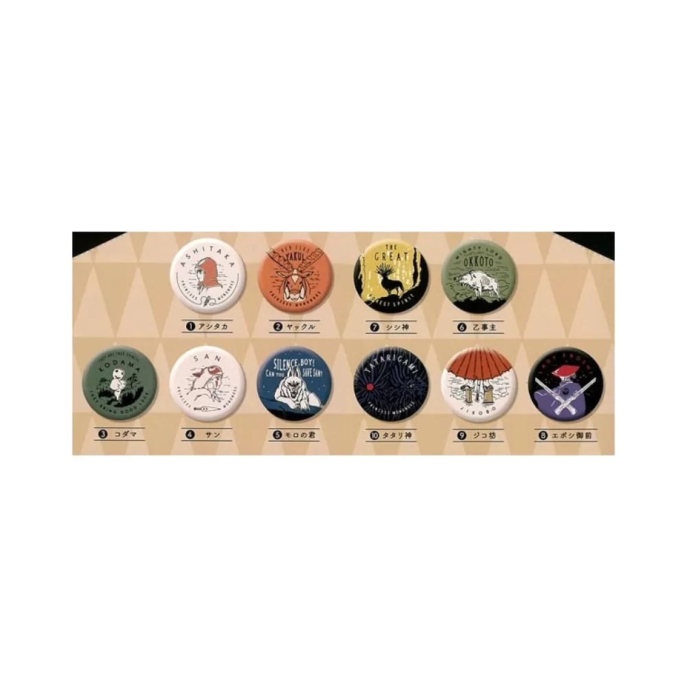 Cheap Boite Collection De 10 Badges - Princesse Mononoke Badges