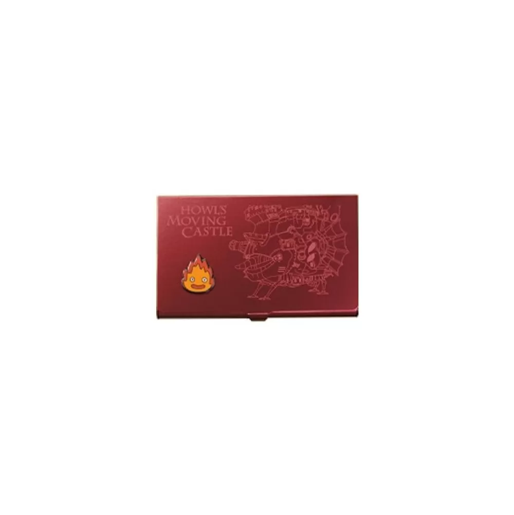 Online Boite Metal Carte De Visite Calcifer - Le Chateau Ambulant Accessoires