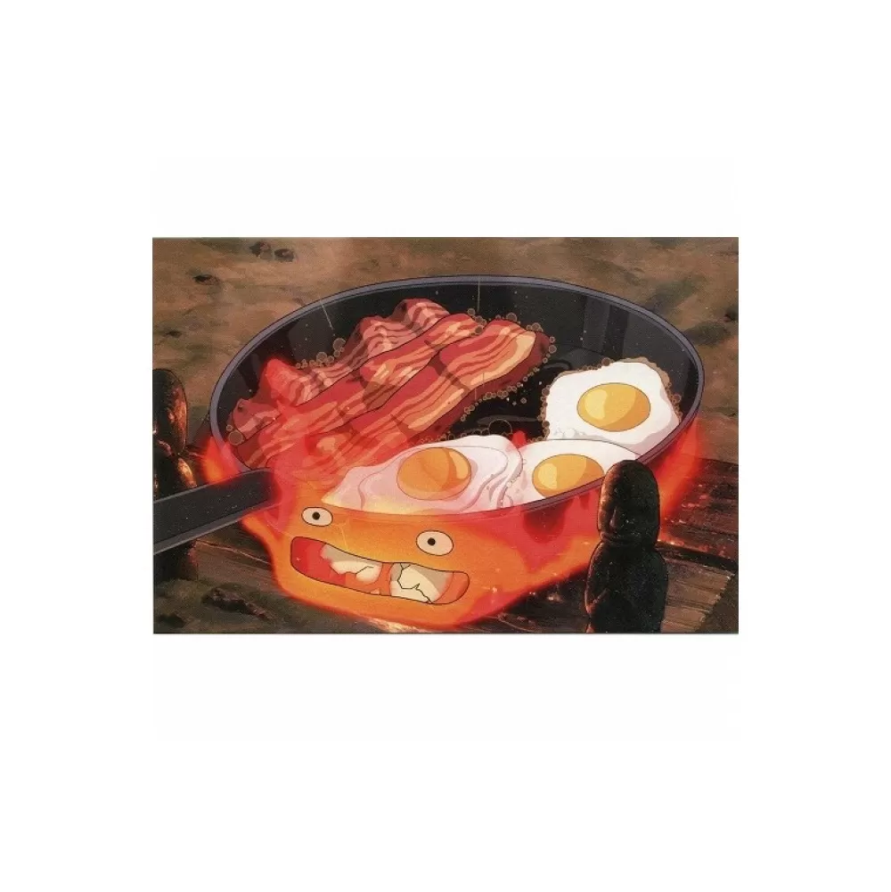 Cheap Carte Postale Calcifer Oeuf & Bacon - Le Chateau Ambulant Cartes Postales Et Papier À Lettres