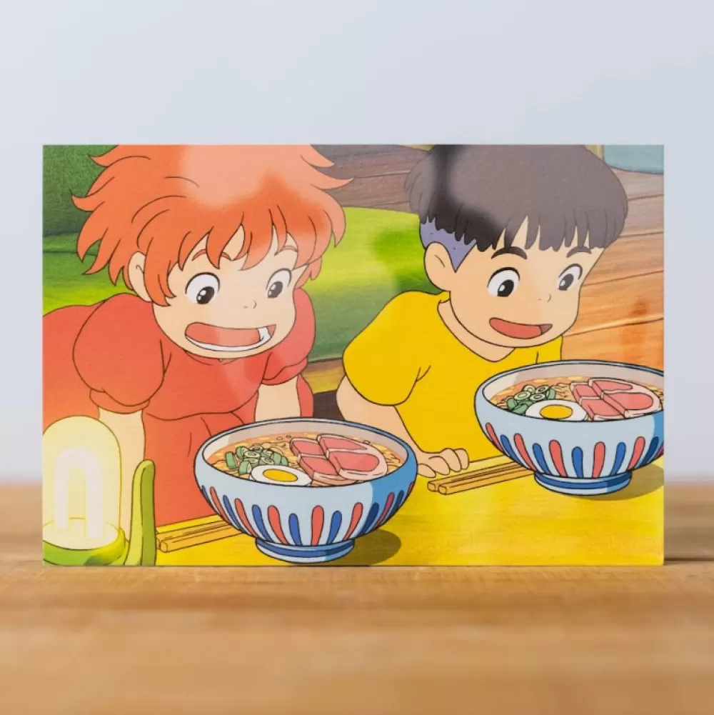 Cheap Carte Postale Ponyo & Sosuke Ramen - Ponyo Sur La Falaise Cartes Postales Et Papier À Lettres