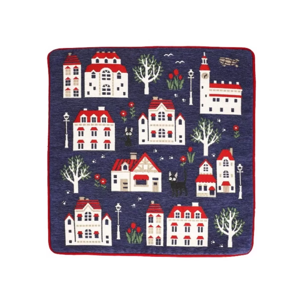 Cheap Coussin Jiji Maisons 45X45Cm - Kiki La Petite Sorciere Décoration