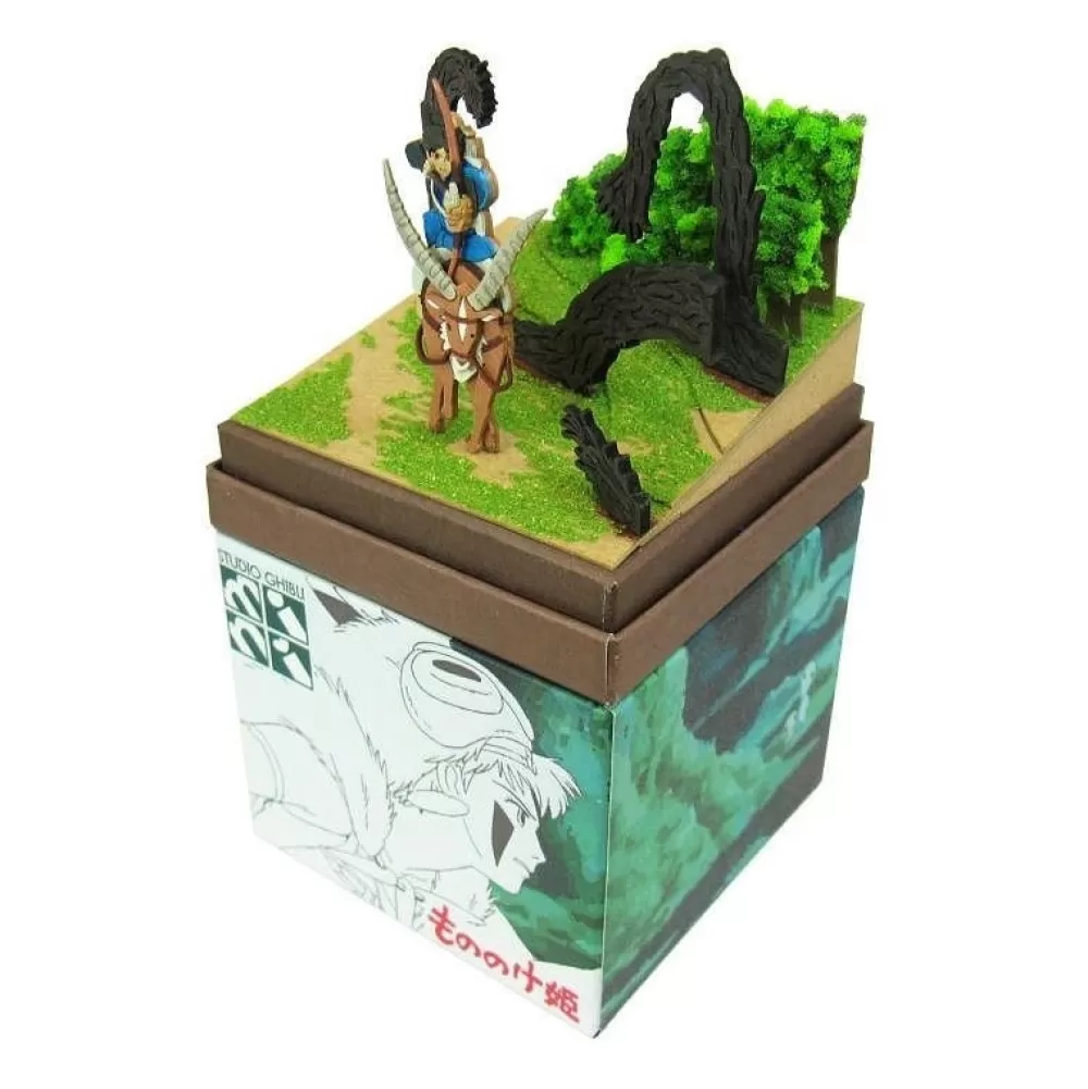 Cheap Diorama Papier Ashitaka En Foret - Princesse Mononoke Loisirs Créatifs