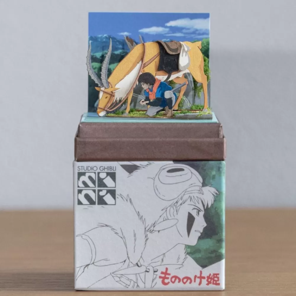 Discount Diorama Papier Ashitaka Et Yakuru -Princesse Mononoke Loisirs Créatifs