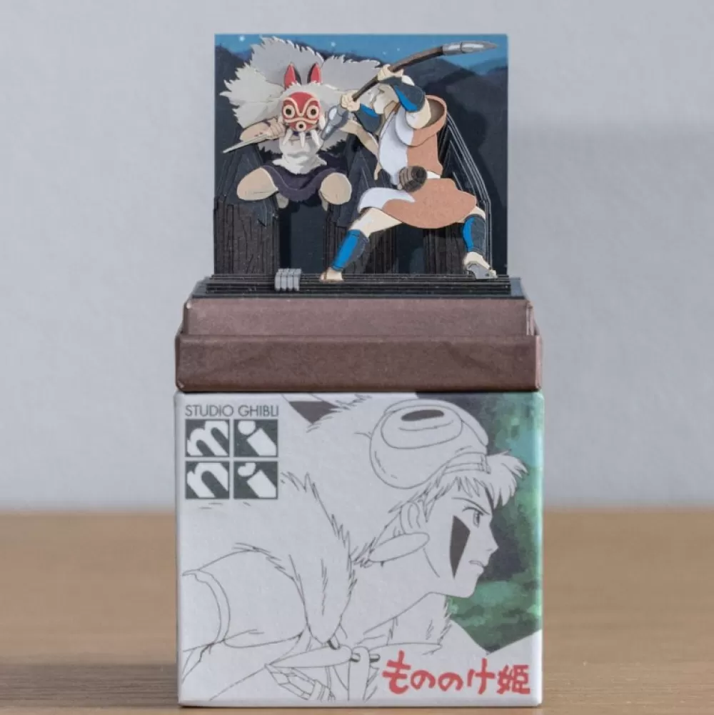 Shop Diorama Papier San Au Combat - Princesse Mononoke Loisirs Créatifs