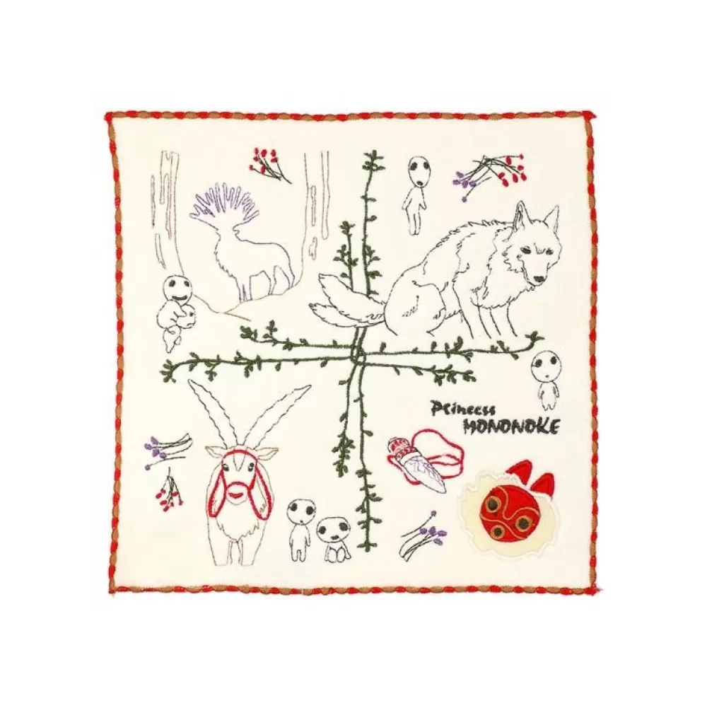 Online Mini Serviette Arbre Des Esprits 25 X 25 Cm - Princesse Mononoke Linge De Maison