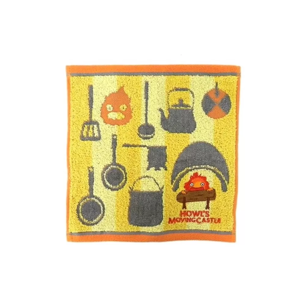 Sale Mini Serviette Cuisine De Calcifer 25X25 - Le Chateau Ambulant Linge De Maison