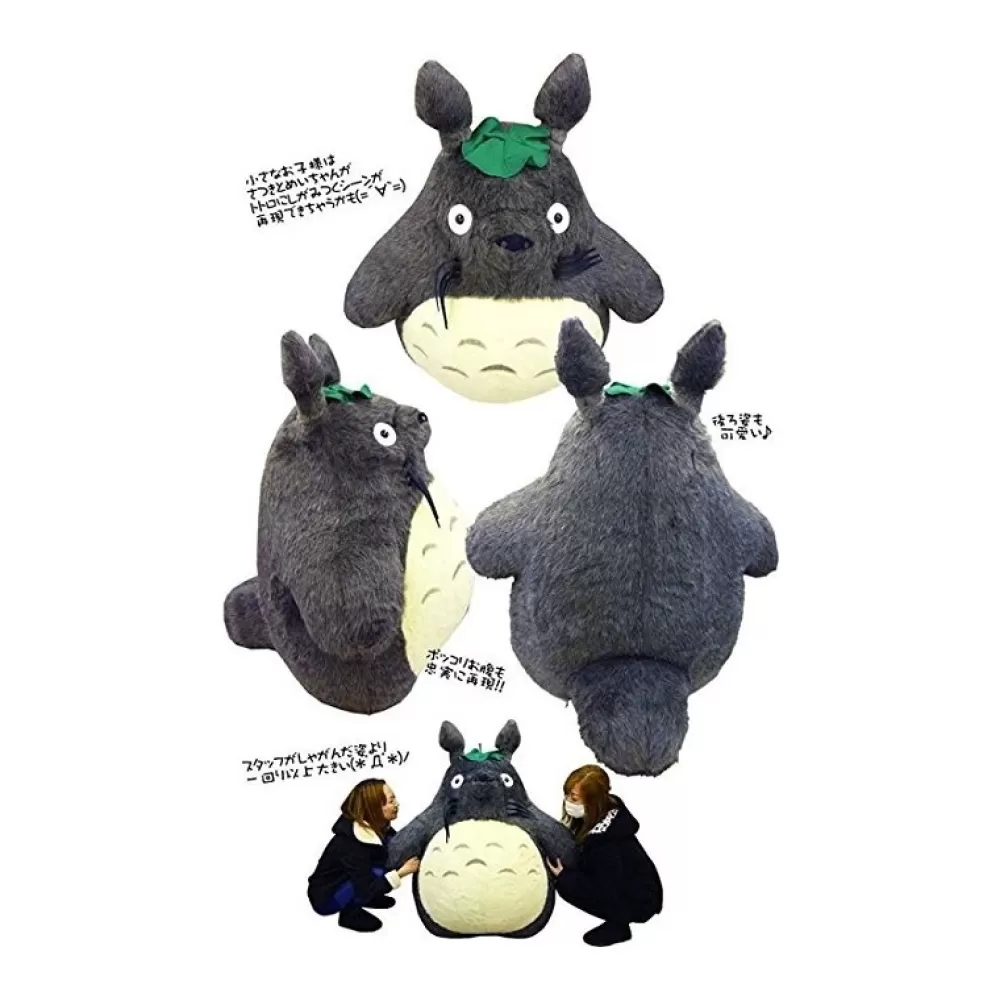 Outlet Peluche Geante Totoro 100 Cm - Mon Voisin Totoro Peluches Fluffy