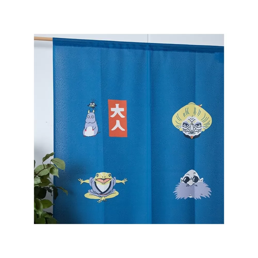 Cheap Rideaux Japonais Kichijo Bleu - Le Voyage De Chihiro Décoration Murale