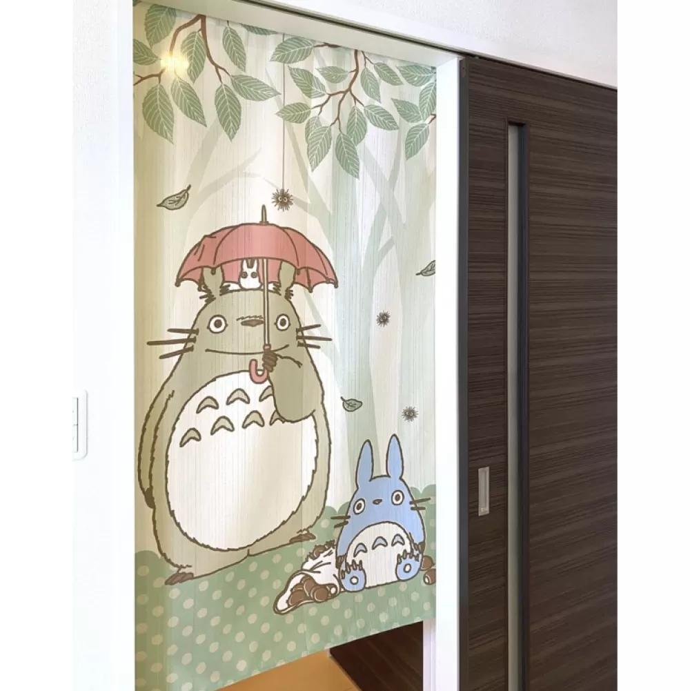 Discount Rideaux Japonais Totoro Parapluie - Mon Voisin Totoro Décoration Murale