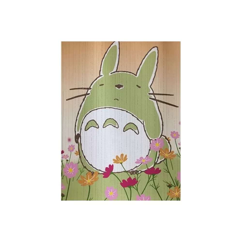 Store Rideaux Totoro Fleurs - Mon Voisin Totoro Décoration Murale